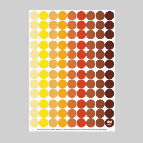 ignis dots | Bogen mit 108 Klebepunkten | Ø 20 mm - dot on