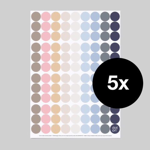 jans dots | Bogen mit 108 Klebepunkten | Ø 20 mm - dot on