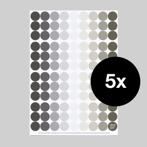 stone dots | Bogen mit 108 Klebepunkten | Ø 20 mm - dot on