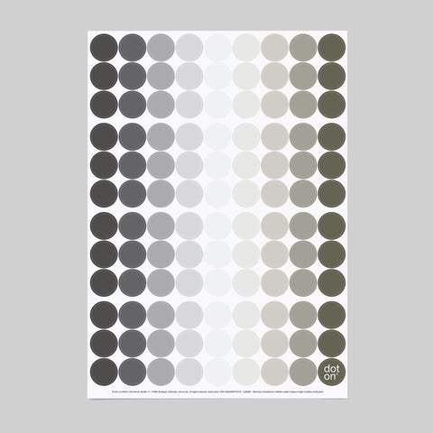 stone dots | Bogen mit 108 Klebepunkten | Ø 20 mm - dot on
