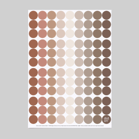 terra dots | Bogen mit 108 Klebepunkten | Ø 20 mm - dot on