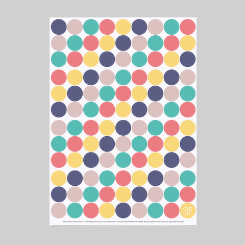 trend dots | Bogen mit 108 Klebepunkten | Ø 20 mm - dot on