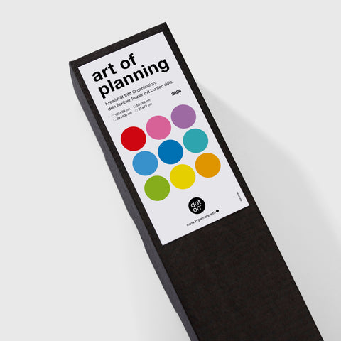 Jahresplaner 2026 mit Klebepunkten | Rainbow Edition | dot on - dot on