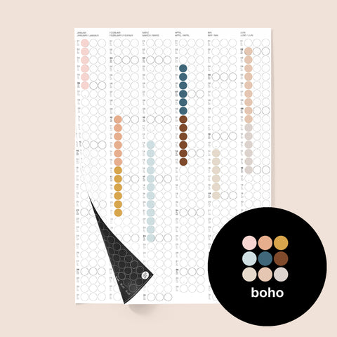 mix&match · colourful edition · Kalender 2026 - dot on