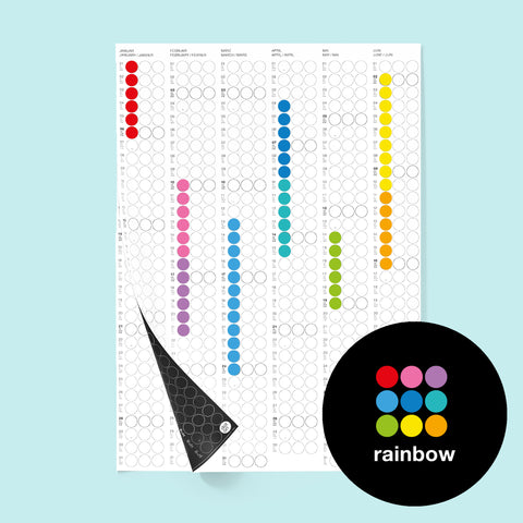 mix&match · colourful edition · Kalender 2026 - dot on