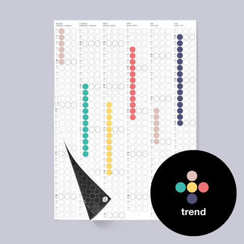 mix&match · colourful edition · Kalender 2026 - dot on