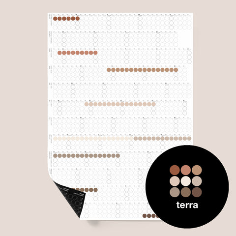 mix&match · monochrome edition · Kalender 2026 - dot on