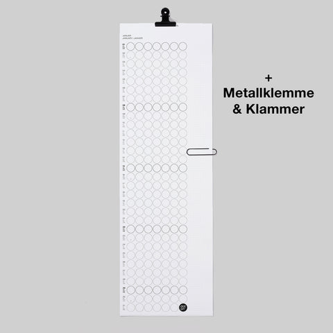 Jahresplaner 2025 mit Klebepunkten | Rainbow Edition | dot on - dot on