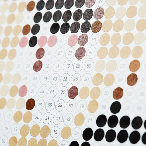 My Pixelart Event | Geschenkset für Hochzeiten & Feste  | 59,4x84 cm - dot on