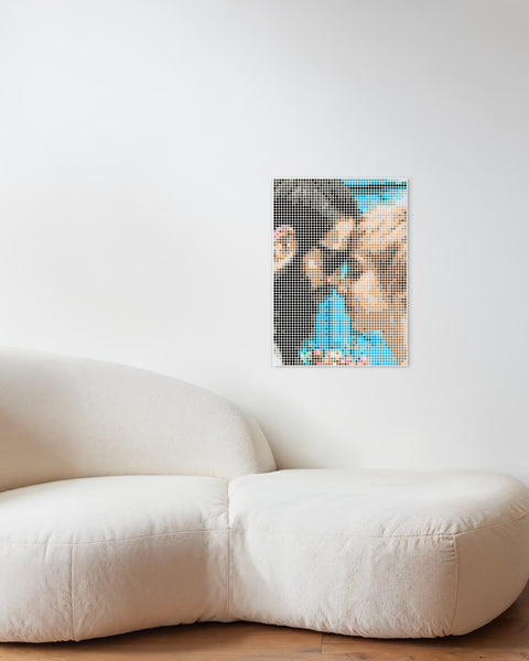 Your own photo as a DIY pixel art