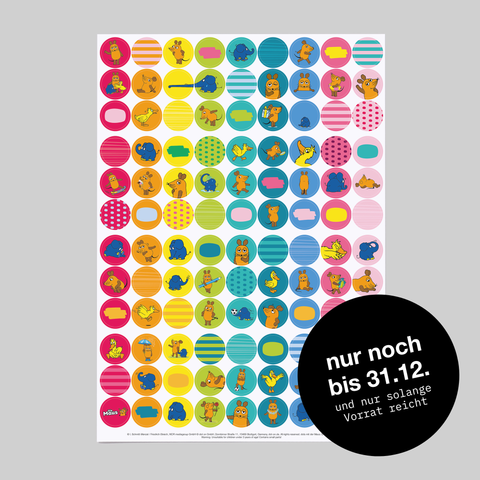 dots with the mouse · sticky dots Ø 20 mm