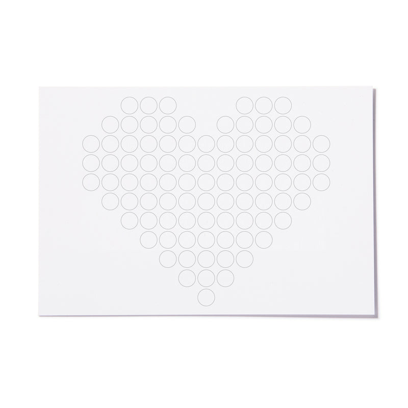 50 DIY-Postkarten mit Stickern | verschiedene Designs | 12x16,5 cm - dot on