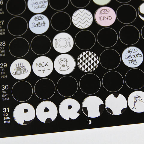 white bubble dots | Klebepunkte | Ø 20 mm - dot on