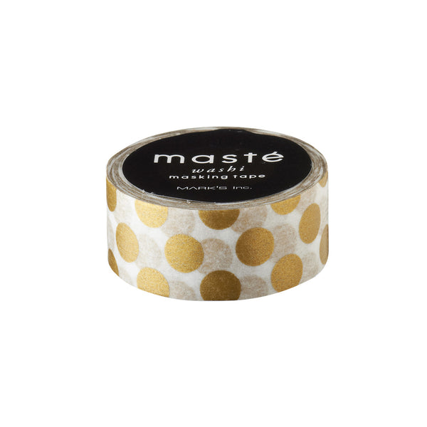 Washi Masking Tape | dotty dots | gold - dot on