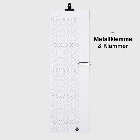 Annual planner 2025 with adhesive dots | Nordic Edition | in 4 formats