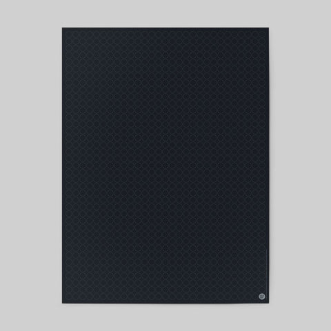 Plakat mit Punkteraster | 30x40 cm | schwarz - dot on