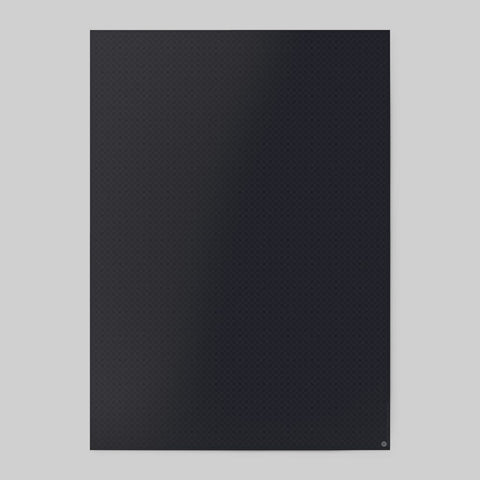 Plakat mit Punkteraster | 50x70 cm | schwarz - dot on