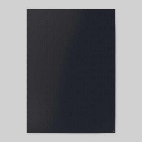 Plakat mit Punkteraster | 70x100 cm | schwarz - dot on