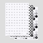 essential dots white · 3er-Set · Klebepunkte Ø 20 mm