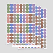 floral dots · 3er-Set · Klebepunkte Ø 20 mm