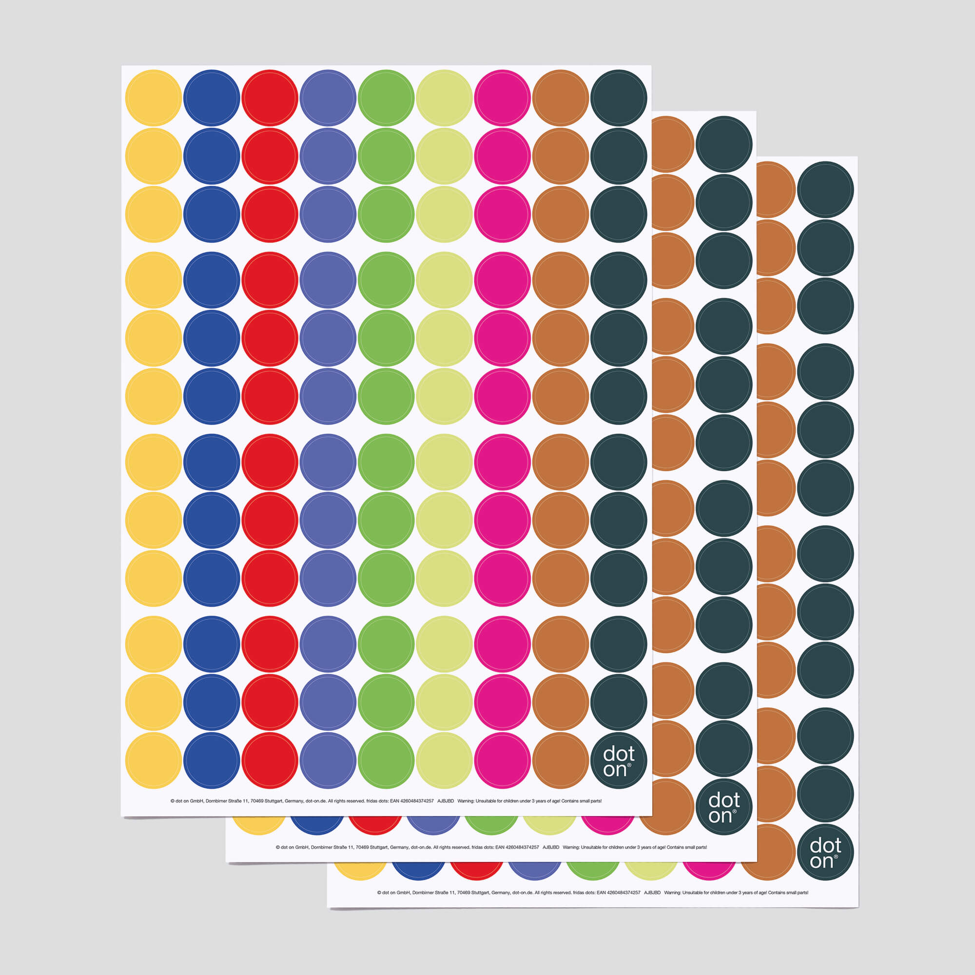 fridas dots · 3er-Set · Klebepunkte Ø 20 mm