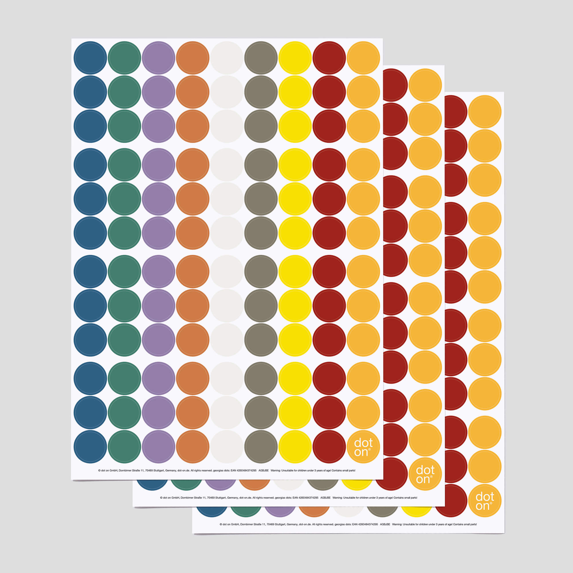 georgias dots · 3er-Set · Klebepunkte Ø 20 mm