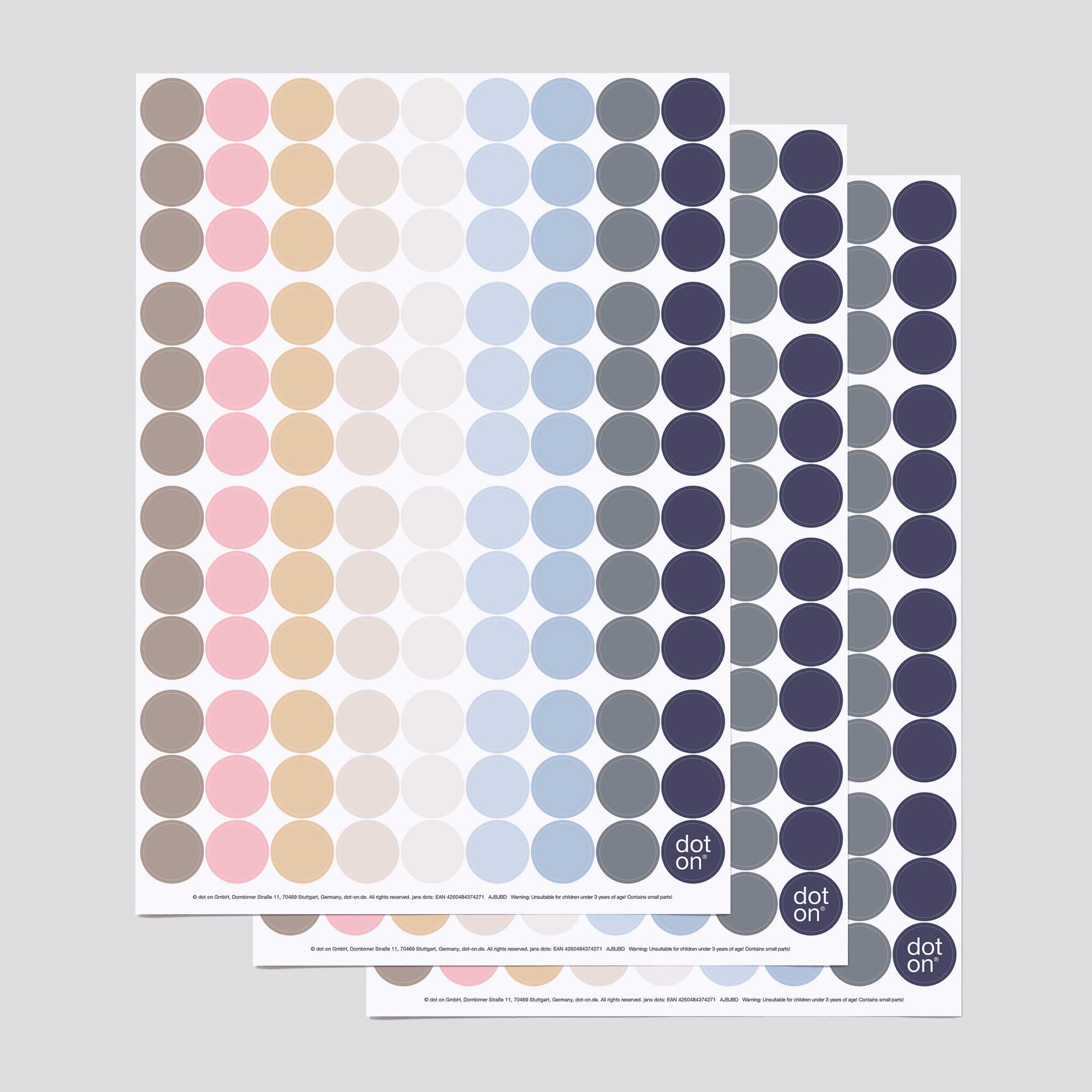 jans dots · 3er-Set · Klebepunkte Ø 20 mm