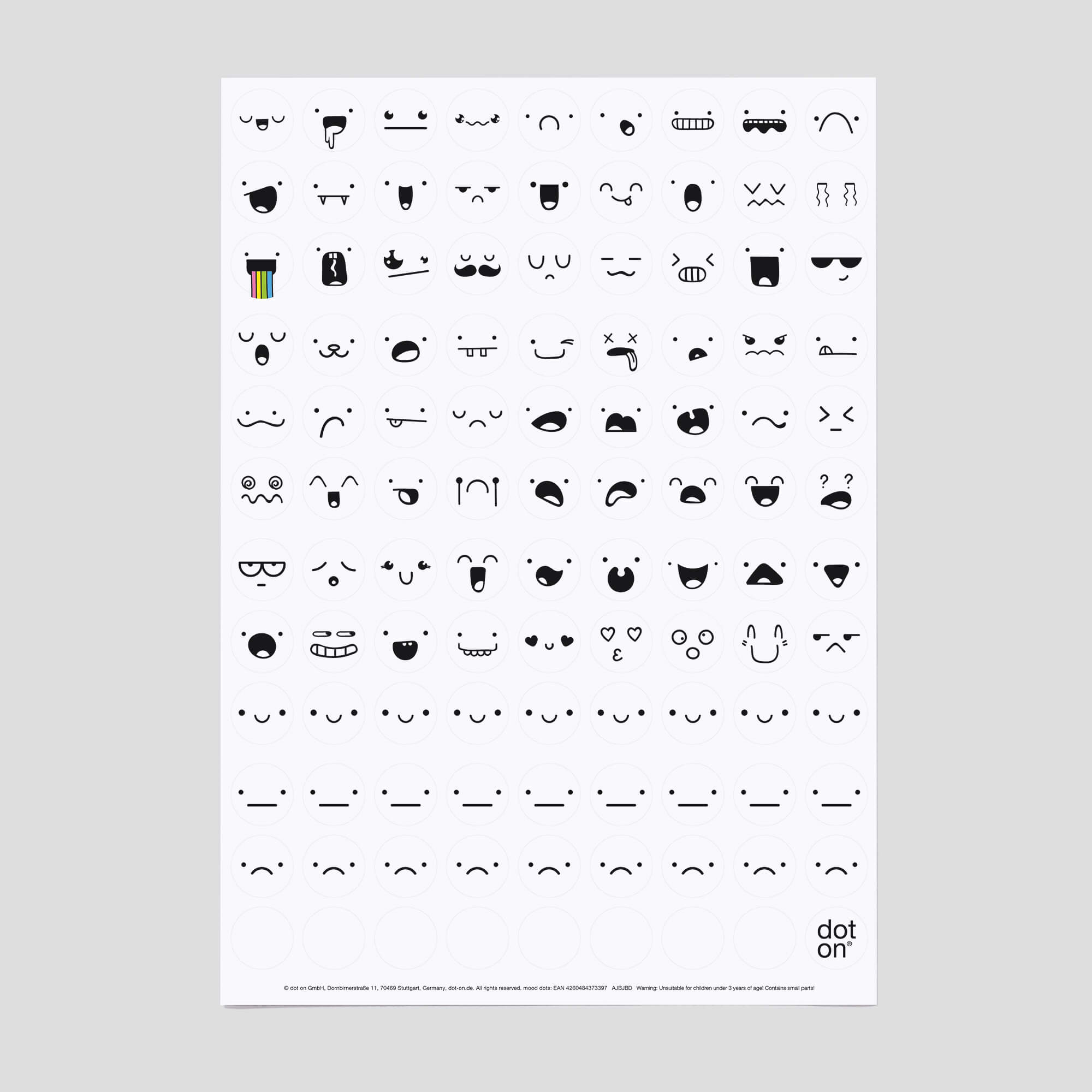 selfcare dots · 3er-Set · Klebepunkte Ø 20 mm