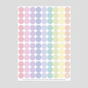 pastel dots · sticky dots Ø 20 mm