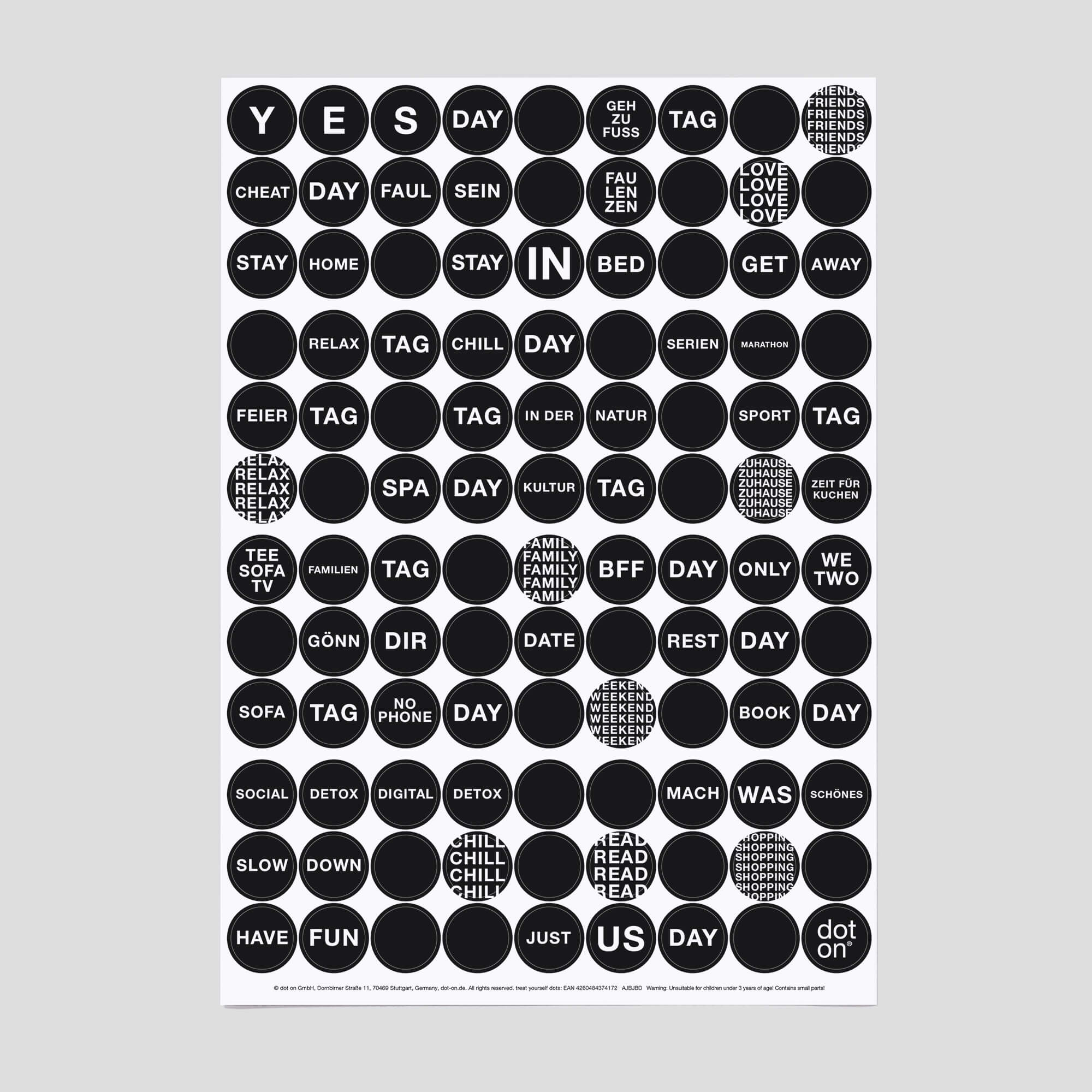 treat yourself dots · sticky dots Ø 20 mm
