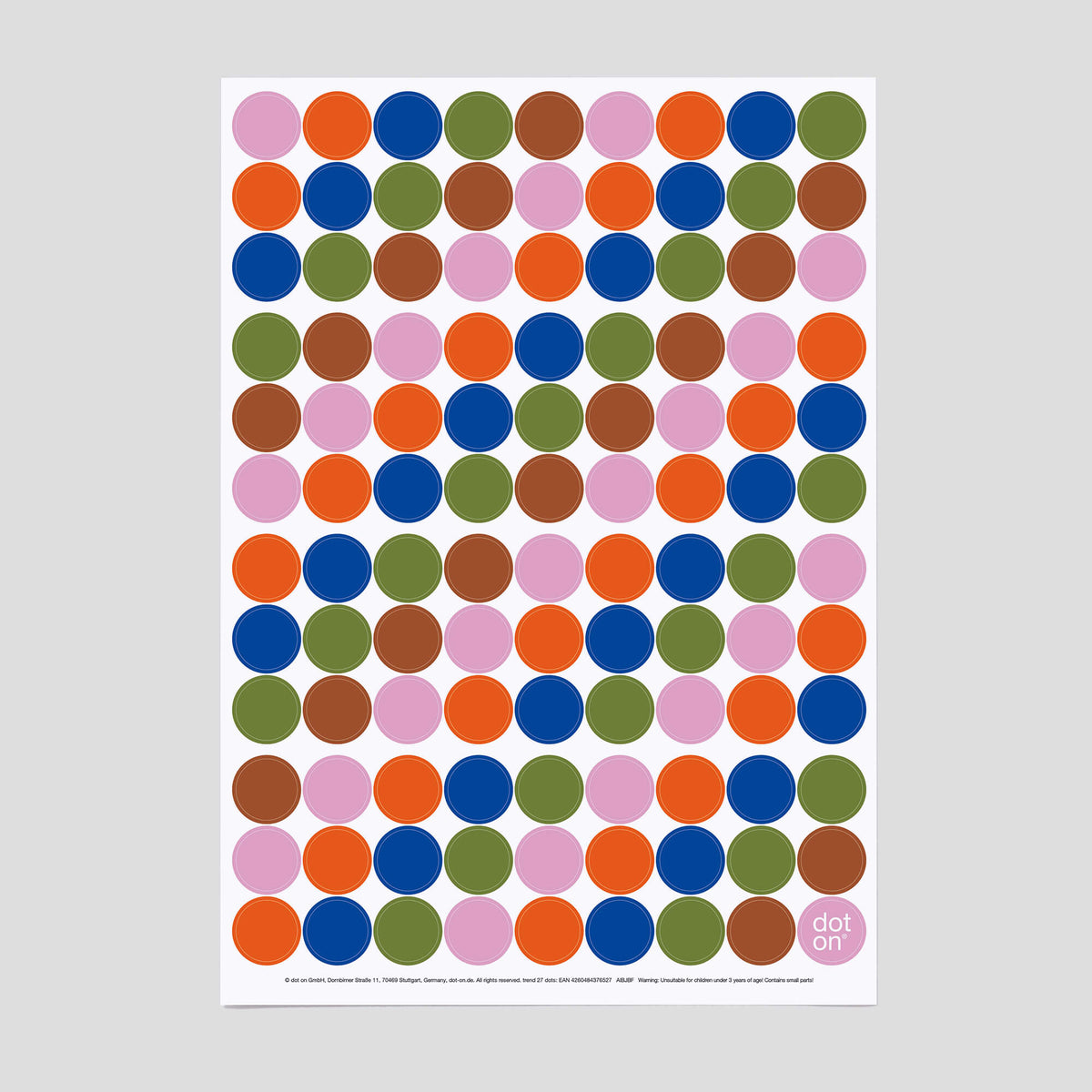 trend dots 2027 · Klebepunkte Ø 20 mm