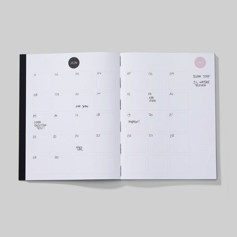 BUJO Box | customized edition | dotty plans Buchplaner-Set zum kreativen Planen - dot on