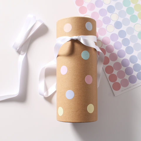 pastell dots | Bogen mit 108 Klebepunkten | Ø 20 mm - dot on