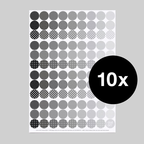 blawhi pattern dots | Bogen mit 108 Klebepunkten | Ø 20 mm - dot on