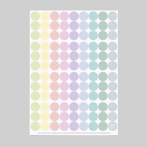 bloomy dots | Bogen mit 108 Klebepunkten | Ø 20 mm - dot on