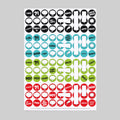 comic dots | Bogen mit 108 Klebepunkten | Ø 20 mm - dot on