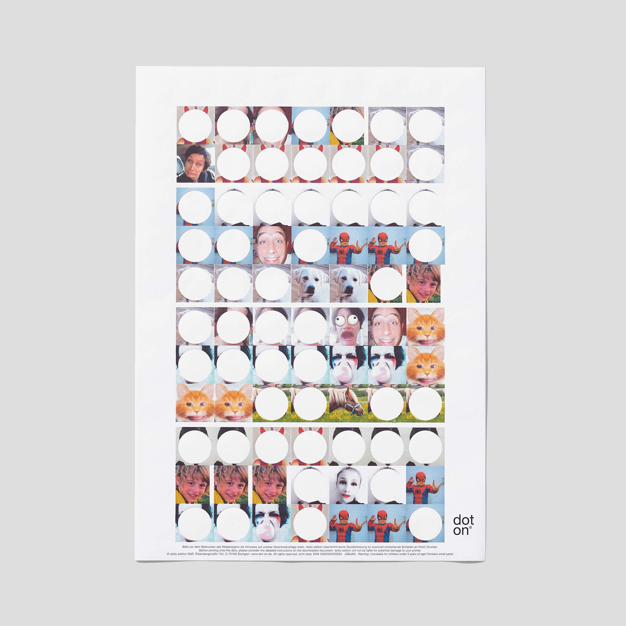 print dots · 3er-Set · Klebepunkte Ø 20 mm