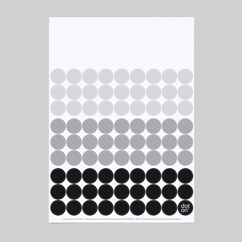 pure dots | Bogen mit 108 Klebepunkten | Ø 20 mm - dot on