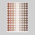 terra dots | Bogen mit 108 Klebepunkten | Ø 20 mm - dot on