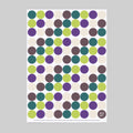 dot on 107 Klebepunkte 20 mm Trendfarben 2026 Cocoa Powder  Transformative Teal Wax Paper  Green Glow Fresh Purple Design 