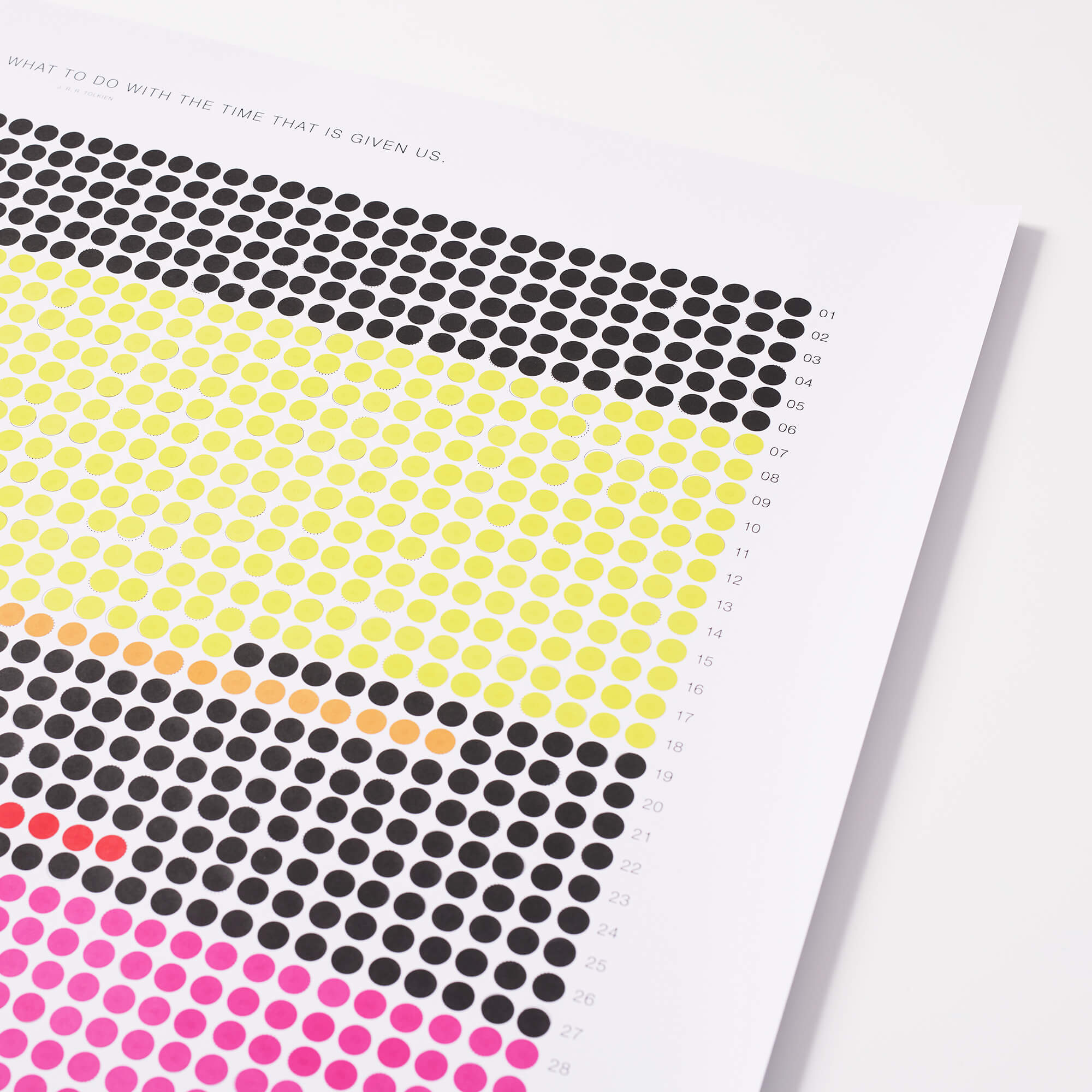 one dot a week · Lebensplaner