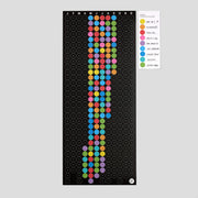 one dot a day rainbow · Jahrestracker mit Klebepunkten