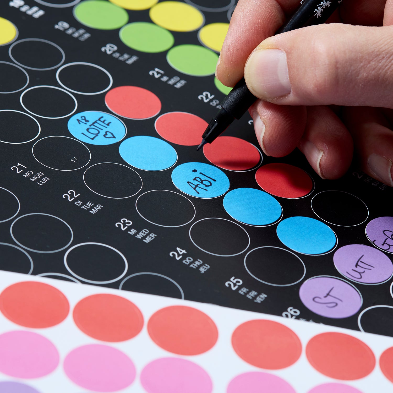 dot on