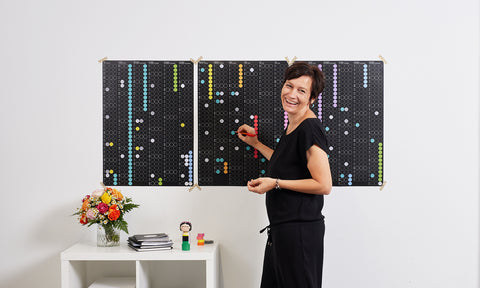 Planen mit Klebepunkten