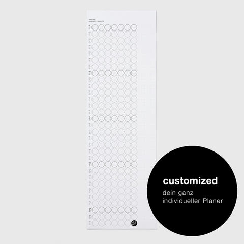 Annual planner 2025 CUSTOMIZED | in 4 formats