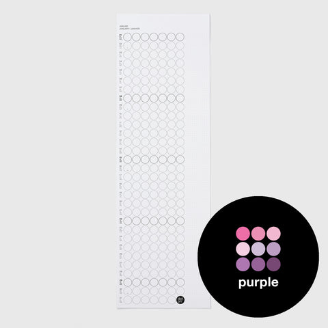 Annual Planner 2025 with adhesive dots | Purple Edition | in 4 formats