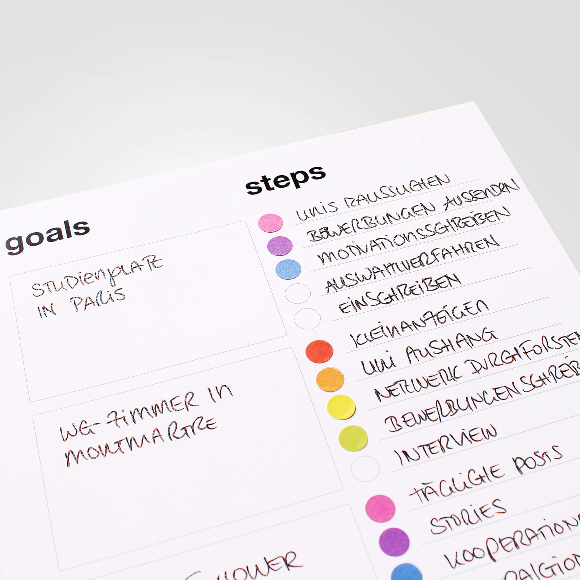 dreams&dots · Trackerset