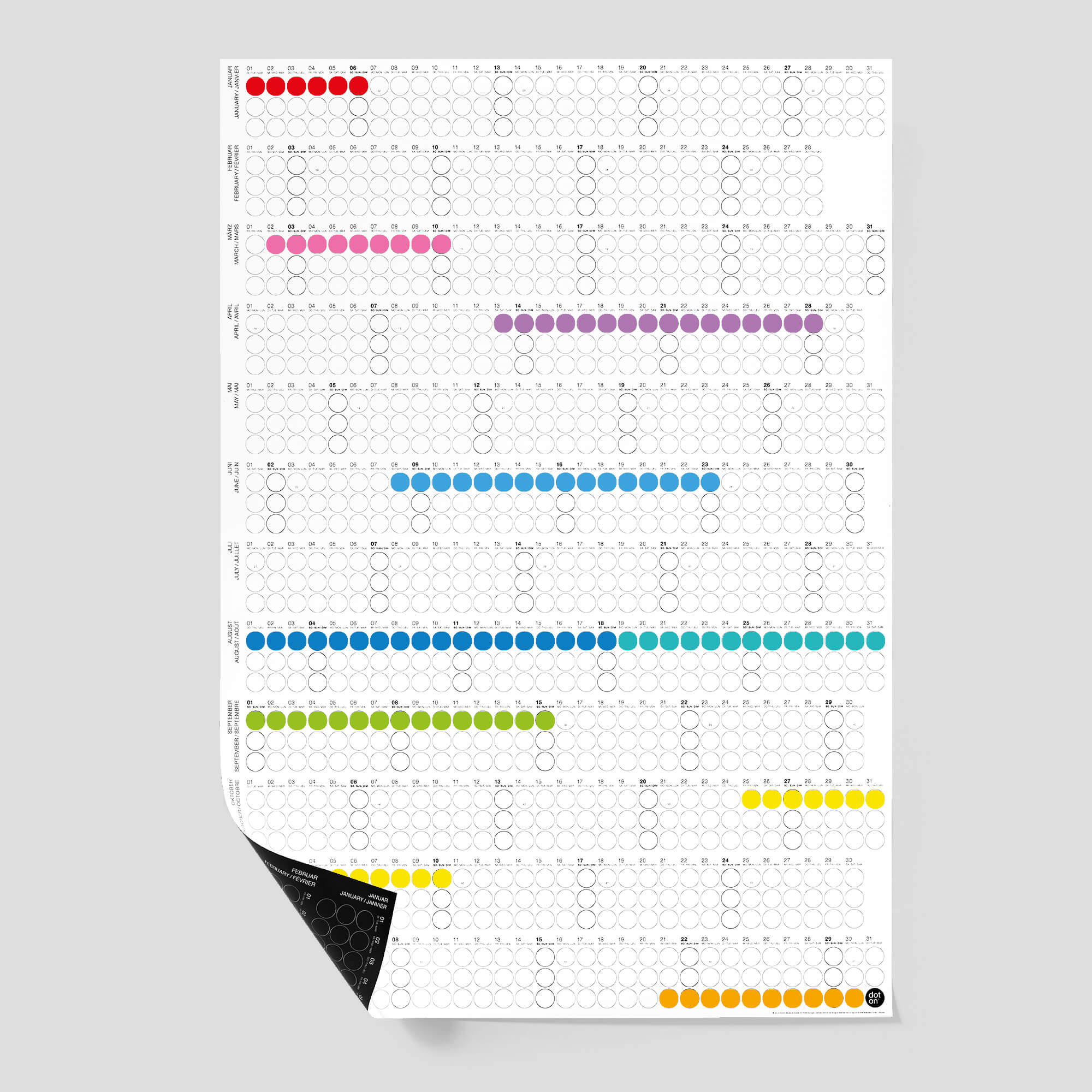 high rainbow · annual planner 2027