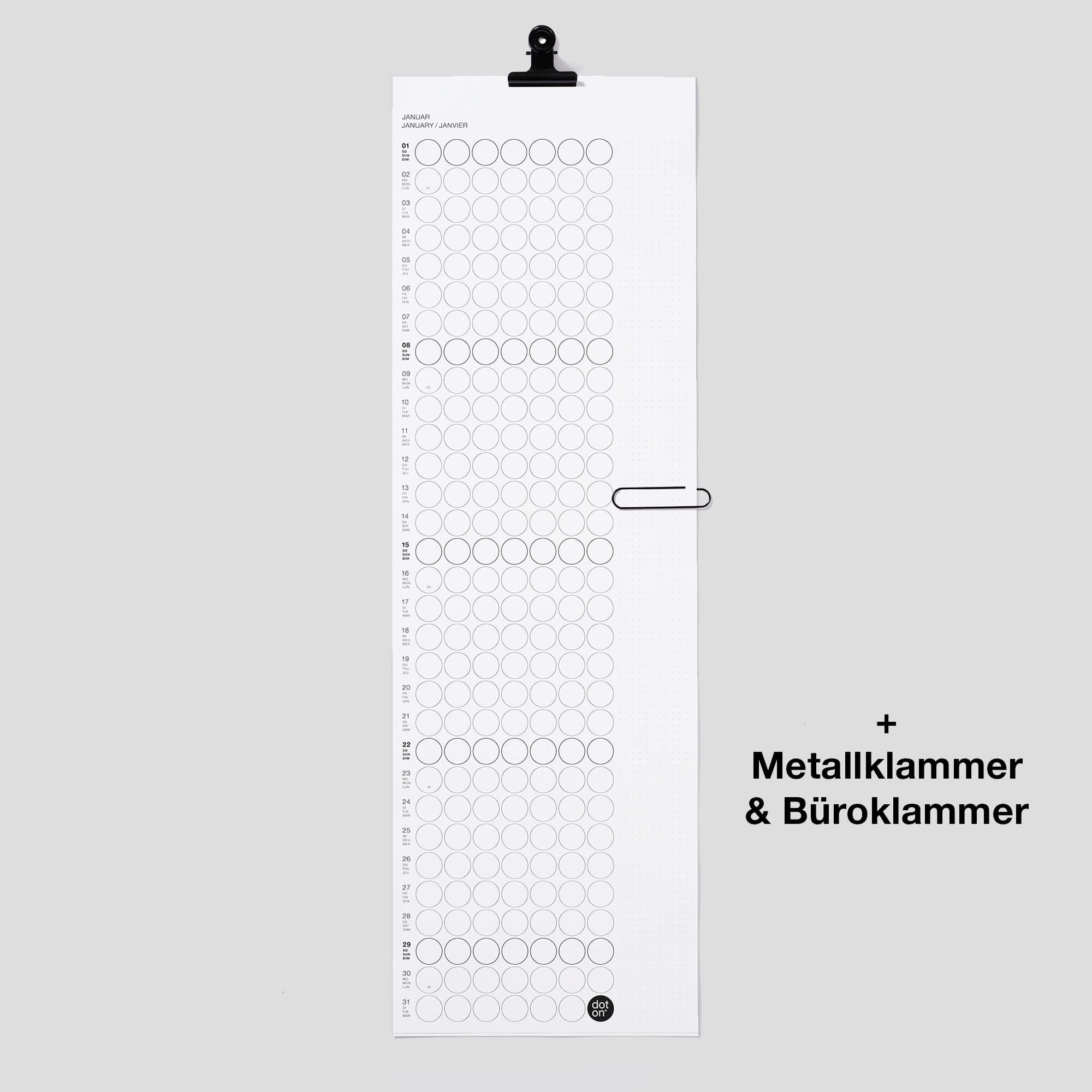 maxi rainbow · Monatsplaner 2026