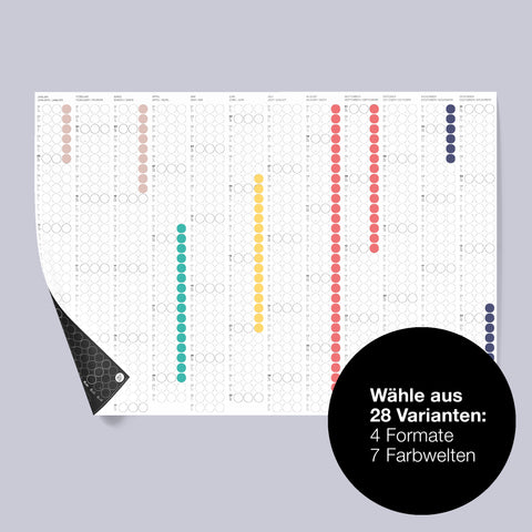 mix&match · colourful edition · Kalender 2026